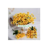 MD Aspiz Flowers 2 Adet Yapay Ayçiçeği Bitki Demeti .. Saksısız Sarmaşık Ayçiçek Sarkan Ay Çiçeği Lale Kokina Gul