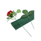 MD Aspiz Flowers 298 Adet Yeşil Çiçek Teli 2mm 36Cm _ Yapım Buketi Pastacılık malzemeleri Sapı Toptan Kalın Dalı