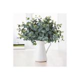 MD Aspiz Flowers 3 Adet Yapay 16 Dallı Lüx Okaliptus Bitkisi __ Saksısız Demeti Ağacı Sarkıt Sarmaşık Gelin Buketi