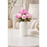 MD Aspiz Flowers Yapay Çiçek 10lu Lüks lila karanfil Demeti 42 Cm ( Saksısız ) krizantem kasımpatı Bitki Gelin Buketi