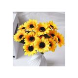 MD Aspiz Flowers Yapay Lüx Ayçiçeği Demeti __ Gelin Buketi Saksısız Sarmaşık Bitki Kokina Gül Ağacı Büyük Papatya