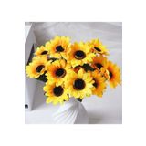 MD Aspiz Flowers Yapay Lüx Ayçiçeği Demeti __ Gelin Buketi Saksısız Sarmaşık Bitki Kokina Gül Ağacı Büyük Papatya