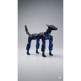 MD Design K9 Robot Köpek Figürü - 3D Yazıcı Eklemli Hareketli Oyuncak - Mavi Siyah