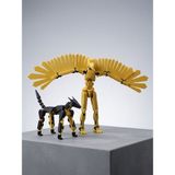 M&D Design Özel Tasarım 3D Baskı Robot Figür – Sarı Bird Dummy 13 ve Dummy Köpek Ikilisi