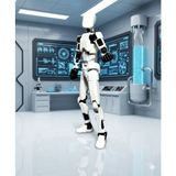 M&D Design Robot Dummy 13 Figür Beyaz Dummy Tüm Eklemleri Hareketli Aksiyon Figür Oyuncak 13 cm