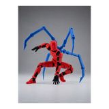 MD Design Robot v1.5 Spider Kollar Hareketli Aksiyon Figür Seti - Örümcek Robot (Kırmızı-Mavi) Stand Hediyeli