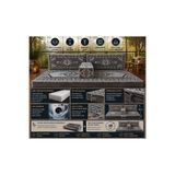 md home carpet Şark Köşesi Minder Takımı Yıkanabilir Fermuarlı Sert Süngerli Özel Dokuma 10 CM Kalınlıkta