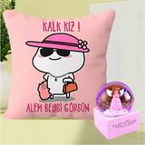 Md Kalk Kız Alem Beybi Görsün Yastık & Meleğim Işıklı Kar Küresi
