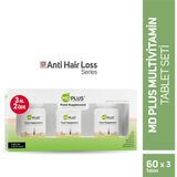 Md Plus Hair Multivitamin 60 Tablet 3 Lü Set