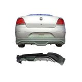md tuninggaraj Fiat Linea 2007-2012 Makyajsız Kasaya Uyumlu Boyasız Plastik Custom Arka Tampon Eki