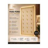 MD Vİtrin Dekorasyon 90*190 Gold,duvara Monte Tel Pano, Sık Telli Aksesuar Bijuteri Panosu 20 Adet GOLD Kanca Dahil