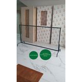 Md Vitrin Dekorasyon Ayaklı Tel Pano 100X200 cm 5x5 Sk Telli Yatay