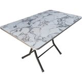 Mdf 6 Kişilik Çok Amaçlı Masa 115X70 Mutfak Masası Montajsız - Beyaz