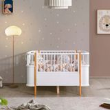 Mdf Beşik, Bella Büyüyen Beşik 90X120 - Bella Karyola 90X190 Ceviz