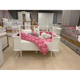 Mdf Beşik, Dünya Büyüyen Beşik 80x130 - Dünya Büyüyen Karyola 80x190 %100 Mdf Beyaz