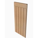 Mdf Cnc Işlemeli Dekoratif Boyanabilir Duvar Paneli 102x45cm 6mm 102x45cm