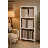 Mdf Kitaplık 3 Gözlü Raflı Çok Amaçlı Ofis Dolabı 104X55x23 Cm