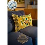 mdhomecarpet Şark Köşesi Kilim Desenli İçi Dolgulu Dekoratif Şişme Kırlent 43x60 Fermuarlı Yıkanabilir