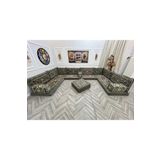 mdhomecarpet Şark Köşesi Takımı %100 Yerli Üretim | Özel Dokuma Kumaş | 10 cm Çökmeyen Sünger Minder