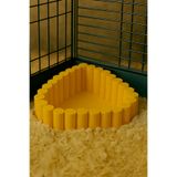 MDİZMİR Hamster BanyoKumu Kabı ( Sarı ) Kafes içi ve Habitat içi Kullanıma Uygun