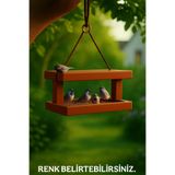 MDİZMİR Kuş Yemlik Bahçe Tipi Kullanım Muhabet Kuşu Yemliği Özel Tasarım