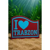 MDİZMİR Trabzon Akvaryum Dekoru ( I ‪‪❤︎‬ Trabzon ) Mini Akvaryum ve Büyük Akvaryum Uygun