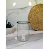 MDKLİFE Kavanoz Natur 1lt - Beyaz - 1 Adet - 1000 ml