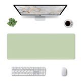 MDMEI Yeşil Genişletilmiş Büyük Oyun Mouse Pad XL 80 cm x 30 cm Kaymaz Kauçuk Dikişli Kenarlar, Uzun Masa Matı Bilgisayar Dizüstü Bilgisayar Yazma Matı Masaüstü Ofis Ev için
