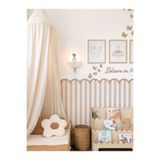 mdmetadesign Boyanabilir Ham Mdf Dekoratif Dalga Model Duvar Çıtası