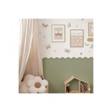 mdmetadesign Boyanabilir Ham Mdf Dekoratif Sık Dalga Model Duvar Çıtası (41 cm)