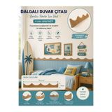 mdmetadesign Boyanabilir Ham Mdf Dekoratif Sörf Model Duvar Çıtası