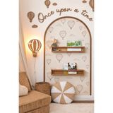 mdmetadesign Dekoratif Mdf Çocuk Odası Duvar Çerçevesi + Once upon a time yazısı