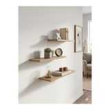mdmetadesign Uçan Raf Gizli Montaj (3 Adet)