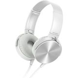 MDR-XB450 Beyaz Kulak Üstü Mikrofonlu Extra Bass Kulaklık Bluetooth Bağlantılı Bilgisayar Uyumlu
