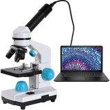 Mdstech 2000X Dijital Monoküler Mikroskop 40X–2000X LED Işıklı PC Telefon Uyumlu - Bej