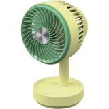 Mdstech Mini Fan Teleskopik USB Type-C Şarjlı 3 Hızlı Taşınabilir Masaüstü El Fanı Soğutucu - Açık Yeşil