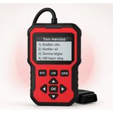 MDSTECH Obd2 Arıza Tespit Cihazı V410 Canlı Veri Hata Kodu Okuma Silme Motor Arıza Lambası Söndürme - Kırmızı