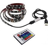 Mdstech Tv Arkası Silikonlu Rgb LED Şerit – Kumandalı Ambiyans Aydınlatma – 3 Metre USB