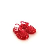 Méduse Kız Çocuk Sandal Meduse Sun Cerise Paillete - Kırmızı Kız Çocuk Sandalet