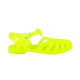 Méduse Sun – Kadın PVC balıkçı sandaleti, jöle sandalet, su geçirmez, plaj havuzu sandaleti, hafif, floresan sarı, 8 UK