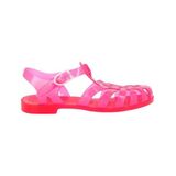 Méduse Sun – Kadın PVC balıkçı sandaleti, jöle sandalet, su geçirmez, plaj havuzu sandaleti, hafif, neon pembe, 4 UK