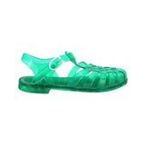Méduse Sun – Kadın PVC balıkçı sandaleti, jöle sandalet, su geçirmez, plaj havuzu sandaleti, hafif, Yeşil renk, 5 UK