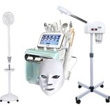 MDY Medikal Hydrafacial Cilt Bakım Seti Buhar Loop Yüksek Frekans LED Maske Güzellik Merkezi Kuaför Için Uygun Profesyonel Cilt Bakım Seti - 3 Parça