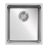 Me 340 Polisajlı 34X40 cm Inox Paslanmaz Çelik Tezgah Altı Sifonlu Mutfak Eviyesi