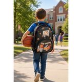 Me Çanta Basketbol Basketball Okul Sırt Çantası 41x36x16 cm Çocuklar İçin Spor Temalı Günlük Okul Çantası