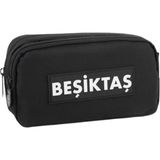 Me Çanta BEŞİKTAŞ SİYAH BEYAZ GARNİ KALEM ÇANTASI - Siyah