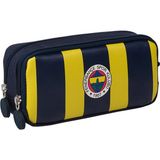 Me Çanta Fenerbahçe Çubuklu Kalemlik Renkli Çok Gözlü Tasarım 660 D Su Geçirmez Malzeme 24786