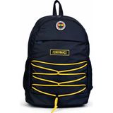 Me Çanta Fenerbahçe Lisanslı Ipli Sırt Çantası - 3 Bölmeli Laptop Gözlü Sarı Lacivert Okul Çantası