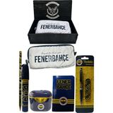 Me Çanta Fenerbahçe Orjinal Lisanslı Lacivert Air Kalemtraş Ahşap Kutulu 6'lı Kırtasiye Seti