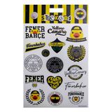 Me Çanta Fenerbahçe Yellow Canary Sticker Sheet Karışık Lisanslı